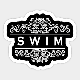 Sport Swim Art Sticker